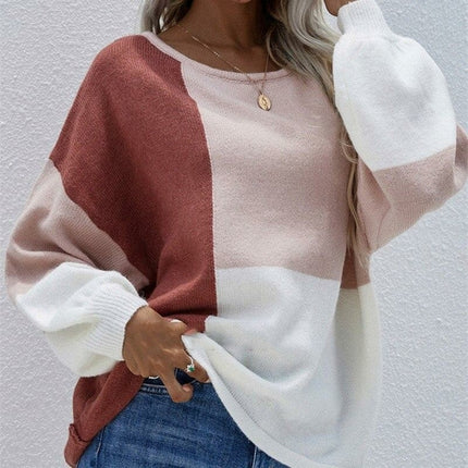 Lace Up Knitted Sweater Women Soft Comfortable Long Sleeve Jumpers