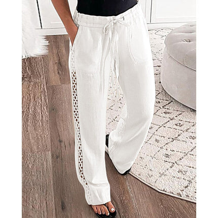 Sexy High Waist Pocket Trousers Lady Outfits