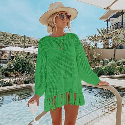 Loose Sweater Boho Beach Style Cover-up