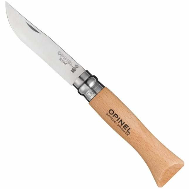 Couteau Opinel Nº6 7 cm Acier inoxydable Bois de hêtre