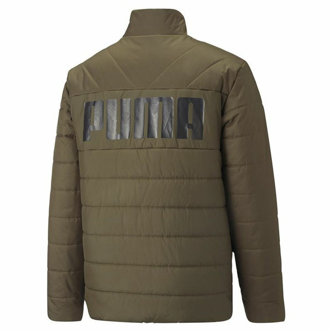 Men's Sports Jacket Puma  Essentials+ Padded Olive