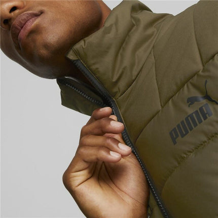 Men's Sports Jacket Puma  Essentials+ Padded Olive