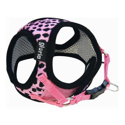 Dog Harness Gloria Leopard M 27-35 cm Pink