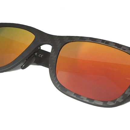 Full Carbon Fibre Sunglasses | Polarised Corsica Red