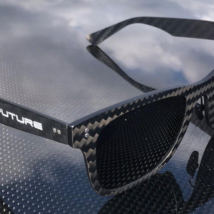 Full Carbon Fibre Sunglasses | Polarised Midnight Black
