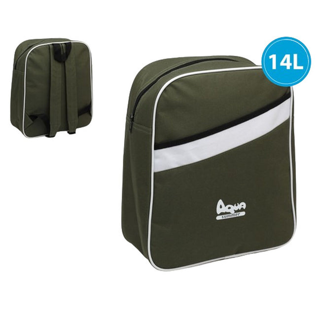 Cooler Backpack Green 31 x 13 x 36 cm