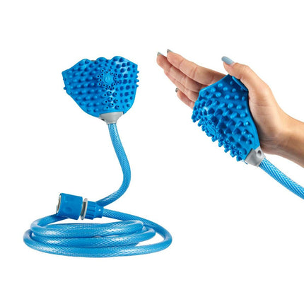 Pet Bathing Glove Blue (6 Units)