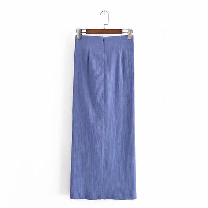 Vintage Ruched Flore Print Boho Long Skirt