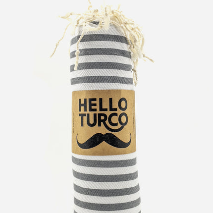 Cool Gray Turkish Towel